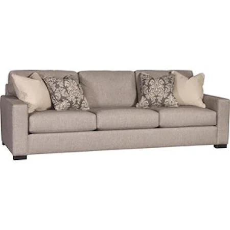 Contemporary Sofa with Wide Track Arms